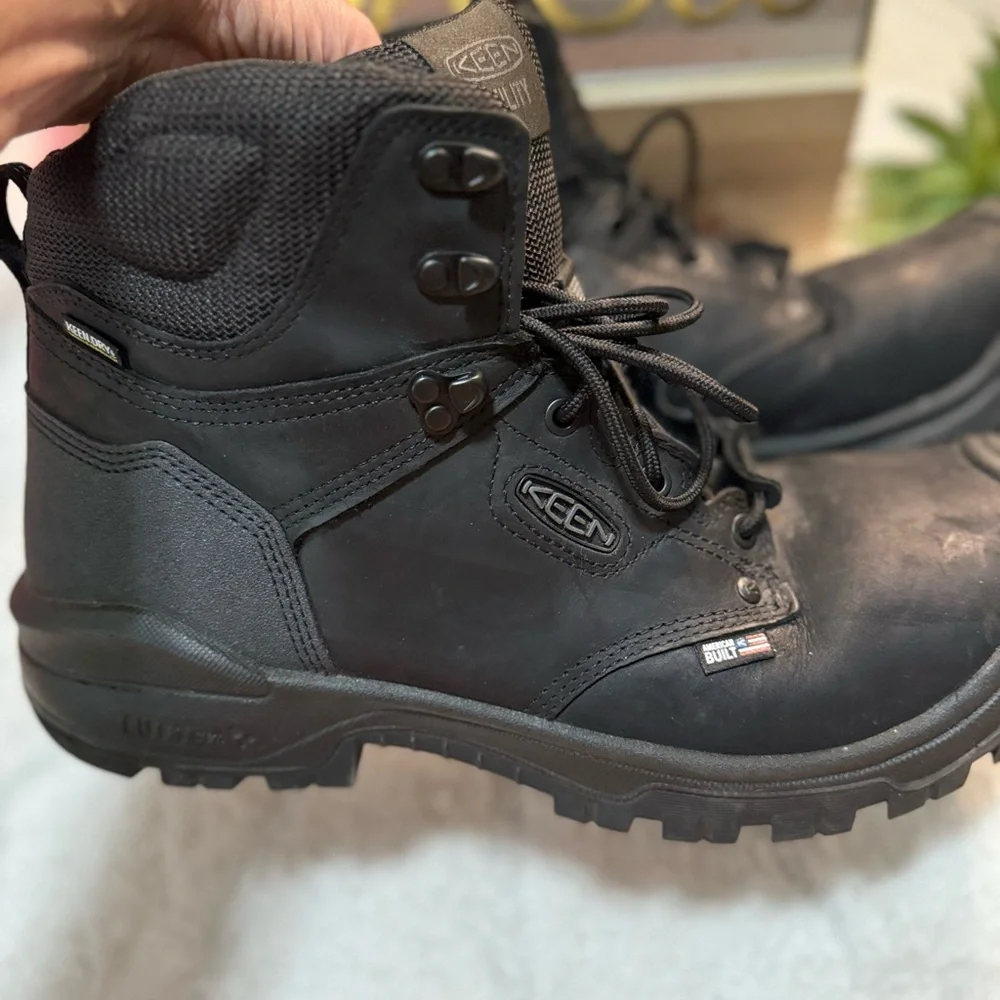 Keen Black Tactical Boots with Rugged Sole - Picture 3 of 7